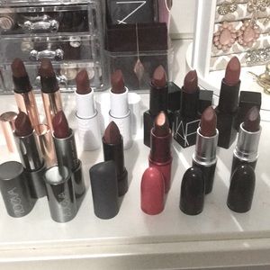 Huge Lot of Lipsticks Deep Toned Browns